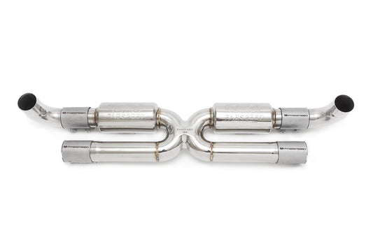 Fabspeed Porsche 991.2 Carrera Center Muffler Bypass X-Pipe for Base 2017-2019 (FS.POR.9912.CMBXX)