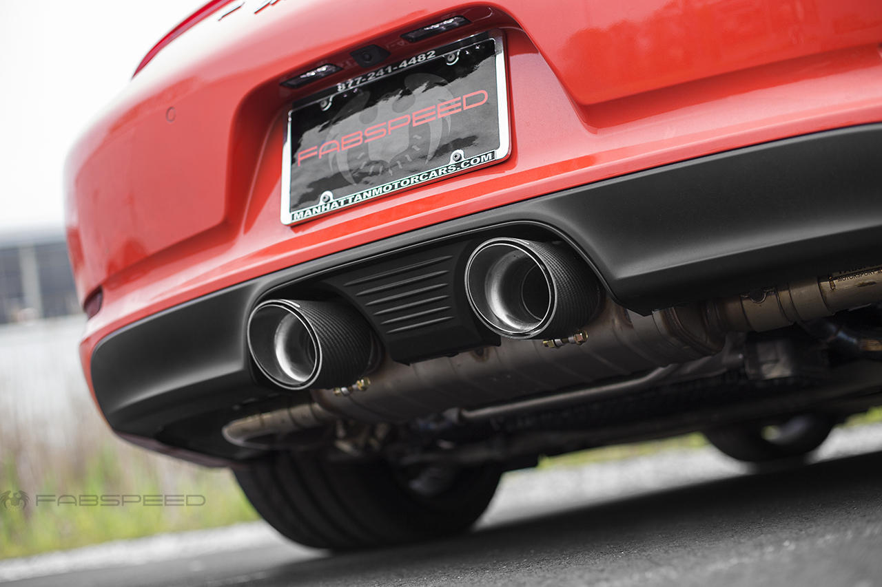 Fabspeed Porsche 991.2 Carrera Deluxe Dual Style Tips for PSE 2017-2019 (FS.POR.9912.PSEDLTXX)