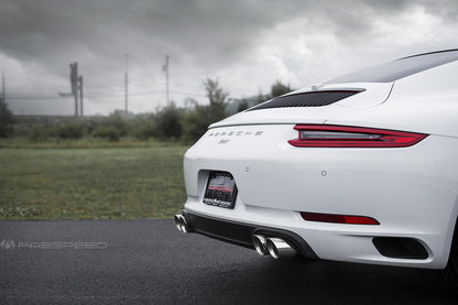 Fabspeed Porsche 991.2 Carrera Deluxe Quad Tips 2017-2019 (FS.POR.9912.QDTX)