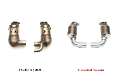Fabspeed Porsche 991.2 Carrera Sport Cats for Base 2017-2019 (FS.POR.9912.SC)