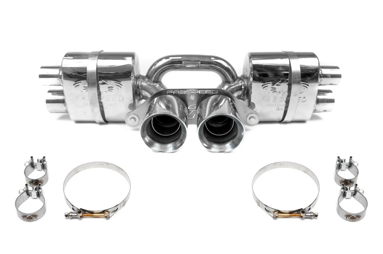 Fabspeed Porsche 991.2 GT3 / GT3 RS Center Mini Maxflo Performance Exhaust System 2017 Onwards (FS.POR.9912GT3.CMAXX)
