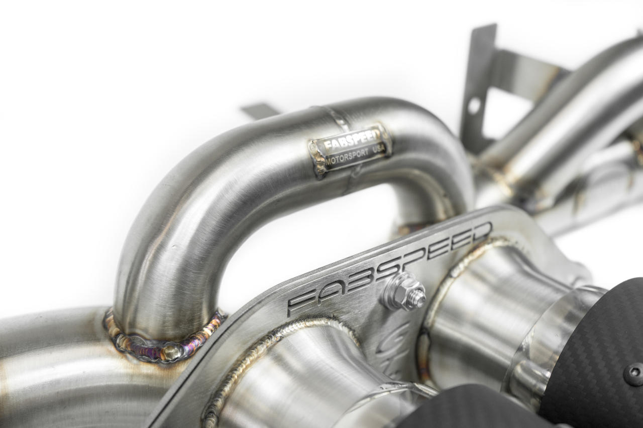 Fabspeed Porsche 991.2 GT3 / GT3 RS Center Muffler Bypass Pipe 2017- 2019 (FS.POR.9912GT3.CMBX)