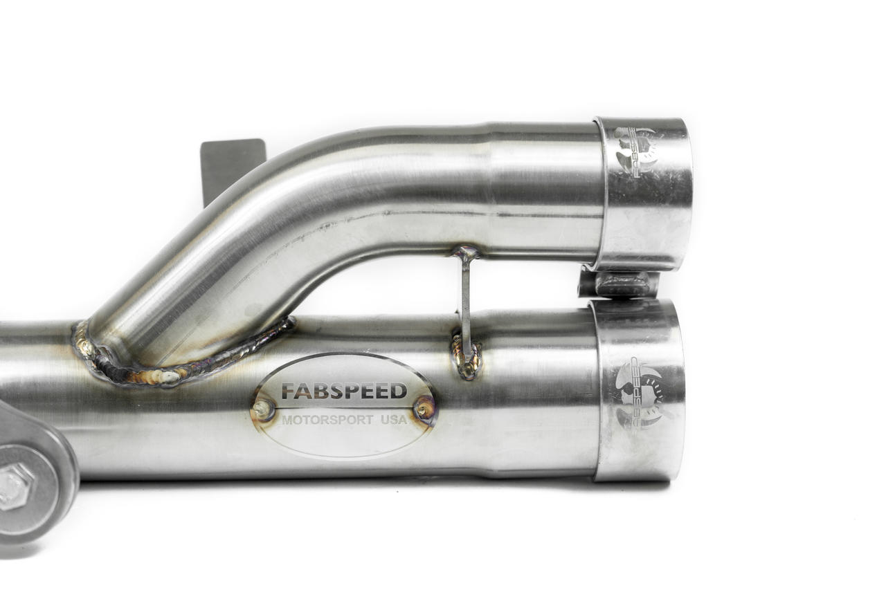Fabspeed Porsche 991.2 GT3 / GT3 RS Center Muffler Bypass Pipe 2017- 2019 (FS.POR.9912GT3.CMBX)