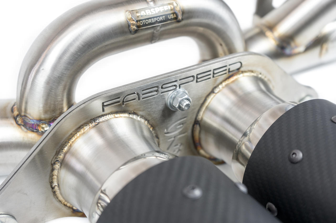 Fabspeed Porsche 991.2 GT3 / GT3 RS Center Muffler Bypass Pipe 2017- 2019 (FS.POR.9912GT3.CMBX)