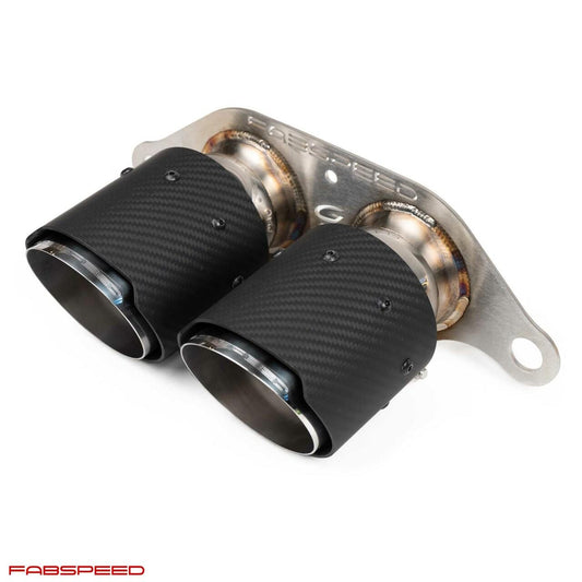Fabspeed Porsche 991.2 GT3 / GT3 RS Deluxe Dual Style Tips 2017-2019 (FS.POR.9912GT3.DLTXX)