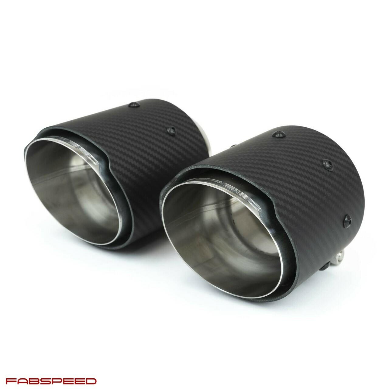 Fabspeed Porsche 991.2 Speedster Deluxe Dual Style Tips 2019-2020 (FS.POR.9912SPEED.DTXX)