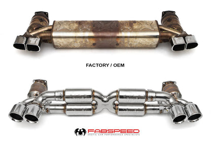 Fabspeed Porsche 991.2 Turbo / Turbo S Supersport X-Pipe Exhaust System 2017-2020 (FS.POR.9912T.SSXXX)