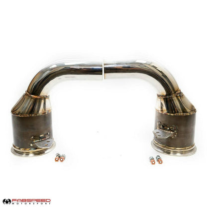 Fabspeed Porsche 992 Carrera Sport Catalytic Converters 2019 Onwards (FS.POR.992.SC)