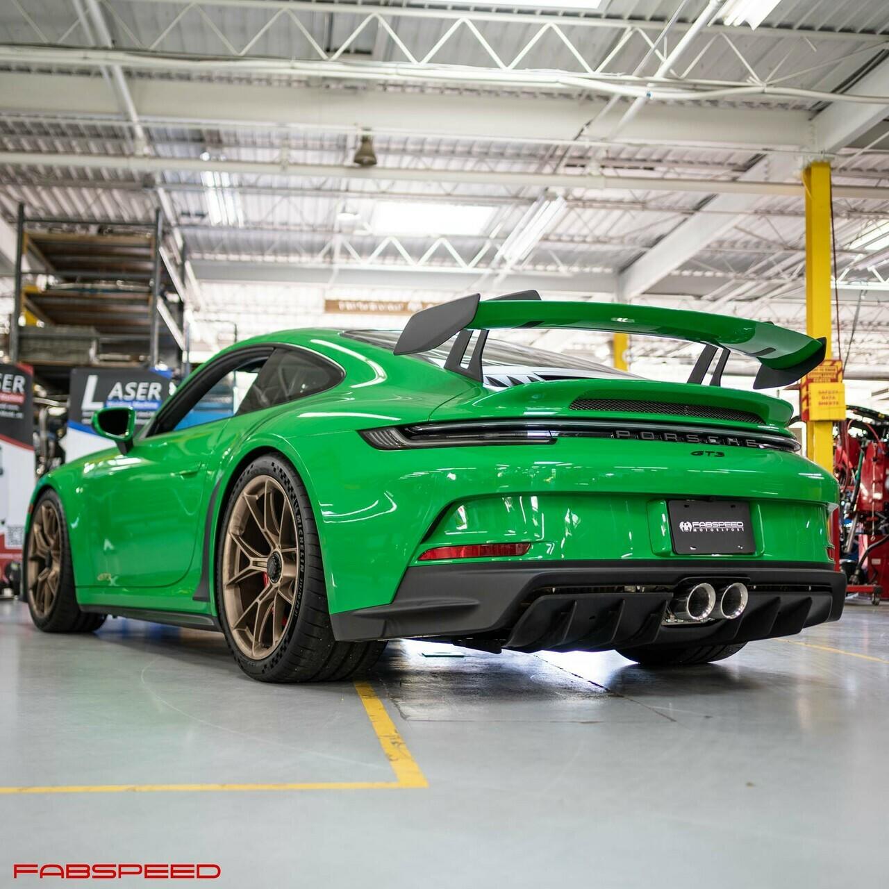 Fabspeed Porsche 992 GT3 / GT3 RS Deluxe Dual Style Tips 2022 Onwards (FS.POR.992GT3.DTXX)