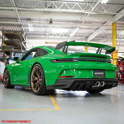 Fabspeed Porsche 992 GT3 / GT3 RS Deluxe Dual Style Tips 2022 Onwards (FS.POR.992GT3.DTXX)