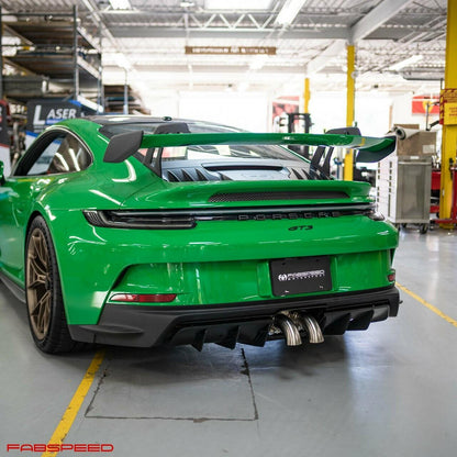 Fabspeed Porsche 992 GT3 / GT3 RS Deluxe Dual Style Tips 2022 Onwards (FS.POR.992GT3.DTXX)