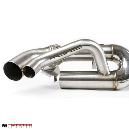 Fabspeed Porsche 992 Twin Turbo / Twin Turbo S Cat-Back Valvetronic Maxflo Exhaust System 2021 Onwards (FS.POR.992T.VLVX)