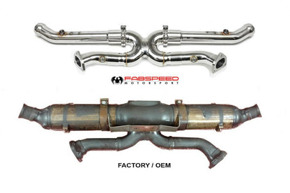 Fabspeed Porsche 993 Carrera link comp. X-Pipe 1994-1998 (FS.POR.993.CBXX)