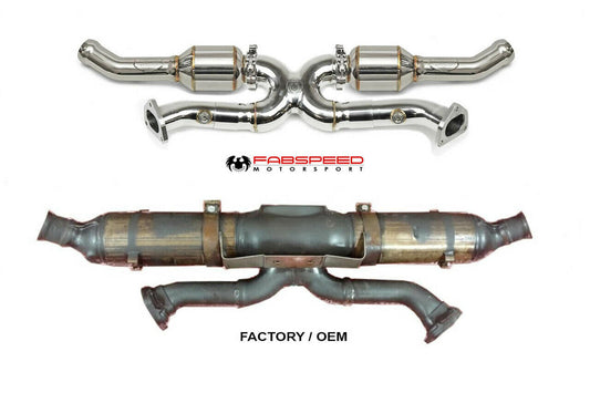 Fabspeed Porsche 993 Carrera Sport Cat X-Pipe 1994-1998 (FS.POR.993.SCXX)