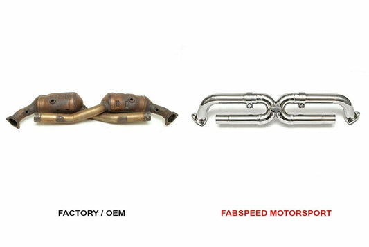 Fabspeed Porsche 996 Carrera Competition Link Pipe X-Pipe 1999-2004 (FS.POR.996.CBX)