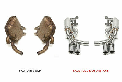 Fabspeed Porsche 996 Carrera Supercup Exhaust System 1999-2004 (FS.POR.996.SCUPXX)