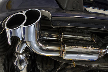 Fabspeed Porsche 996 GT2 70mm Supersport X- Pipe Exhaust System 2001-2005 (FS.POR.996GT2.SSX)