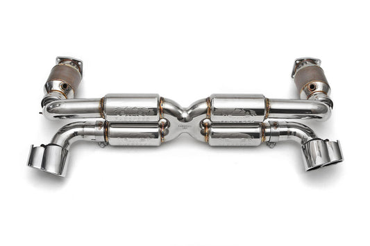 Fabspeed Porsche 996 GT2 70mm Supersport X- Pipe Exhaust System 2001-2005 (FS.POR.996GT2.SSX)
