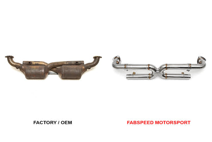 Fabspeed Porsche 996 GT3 link comp. X-Pipe 1999-2005 (FS.POR.996GT3.CBX)