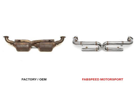 Fabspeed Porsche 996 GT3 link comp. X-Pipe 1999-2005 (FS.POR.996GT3.CBX)