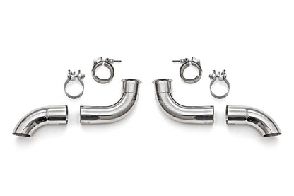 Fabspeed Porsche 996 GT3 Competition Muffler Outlets w/ Adjustable Turndowns (FS.POR.996GT3.CMO)