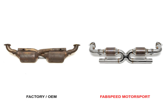 Fabspeed Porsche 996 GT3 Sport Cat X-Pipe 1999-2005 (FS.POR.996GT3.SCX)