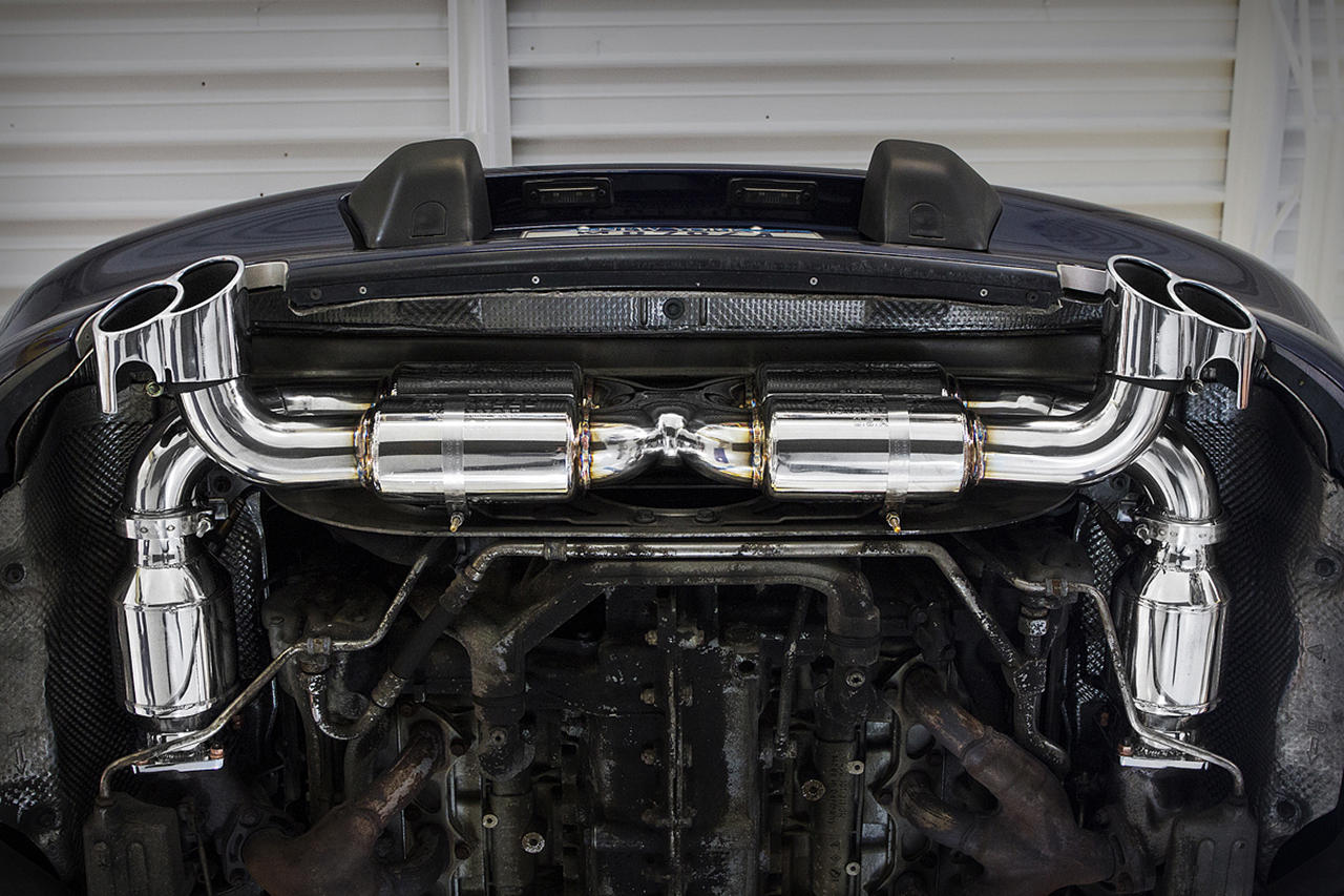 Fabspeed Porsche 996 Turbo Supersport 70mm X-Pipe Exhaust System 2000-2005 (FS.POR.996T.SSXX)