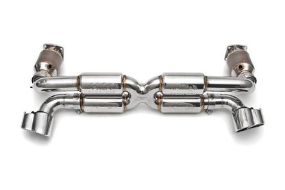 Fabspeed Porsche 996 Turbo Supersport 70mm X-Pipe Exhaust System 2000-2005 (FS.POR.996T.SSXX)
