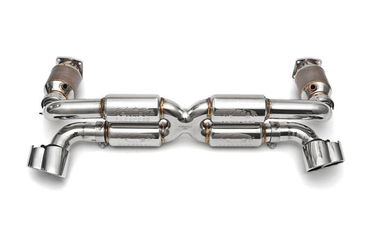 Fabspeed Porsche 996 Turbo Supersport 70mm X-Pipe Exhaust System 2000-2005 (FS.POR.996T.SSXX)