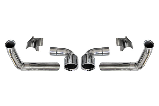 Fabspeed Porsche 997 Carrera GT3 Center Outlet Conversion Tips (FS.POR.997.GT3OET)