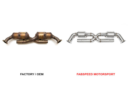 Fabspeed Porsche 997 Carrera Sport Cat X-Pipe 2005-2008 (FS.POR.997.SCX)
