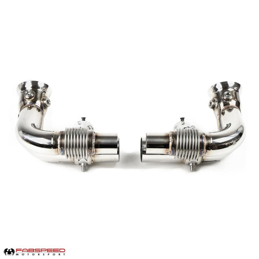 Fabspeed Porsche 997 GT3 / GT3 RS Side Muffler Bypass Pipes (FS.POR.997GT3.SMBX)