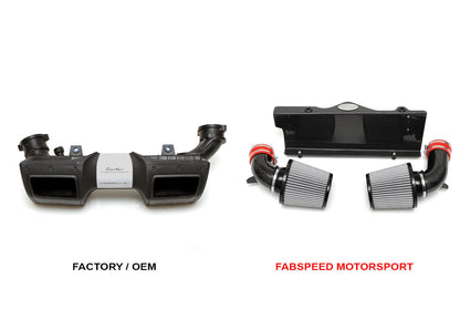 Fabspeed Porsche 997 Turbo Carbon Fiber Competition Air Intake (FS.POR.997T.COMPAI)