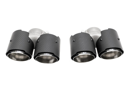 Fabspeed Porsche 997.2 Carrera Deluxe Quad-Style Tips 2009-2012 (FS.POR.9972.QDTX)