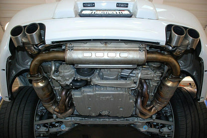 Fabspeed Porsche 997.2 Carrera Side Muffler Bypass Pipes 2009-2012 (FS.POR.9972.SMBX)