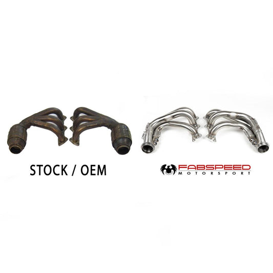Fabspeed Porsche 997.2 GT3 / GT3 RS Long Tube Competition Race Header System 2010-2011 (FS.POR.9972GT3.LTRHS)