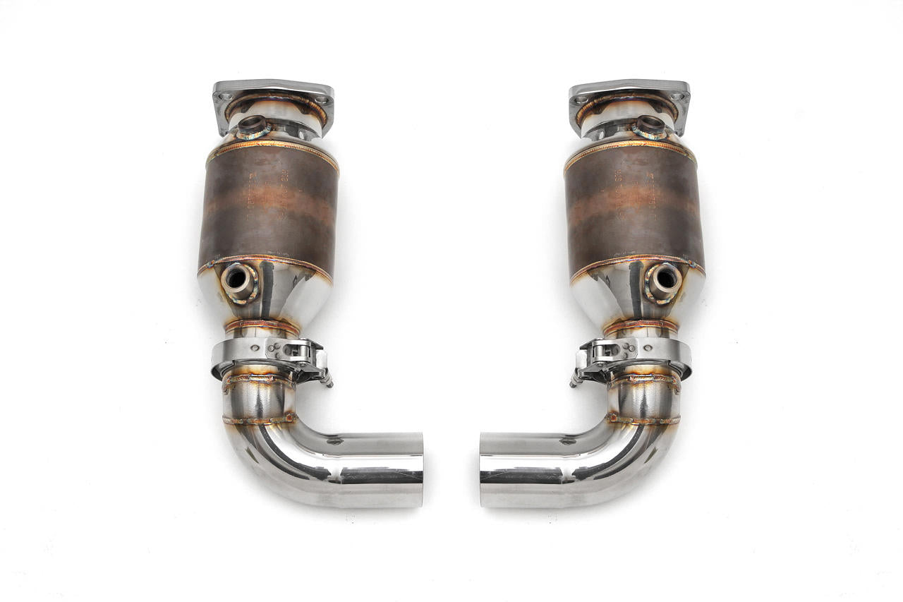 Fabspeed Porsche 997.2 Turbo / Turbo S Sport Catalytic Converters 2010-2012 (FS.POR.9972T.SC)