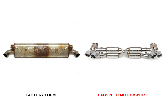 Fabspeed Porsche 997.2 Turbo / Turbo S Supersport X-Pipe Exhaust System 2010-2012 (FS.POR.9972T.SSXXX)