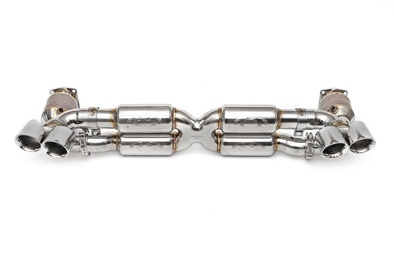 Fabspeed Porsche 997.2 Turbo / Turbo S Supersport X-Pipe Exhaust System 2010-2012 (FS.POR.9972T.SSXXX)