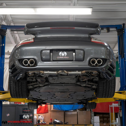 Fabspeed Porsche 997.2 Turbo / Turbo S Valvetronic Supersport X-Pipe Exhaust System 2010-2012 (FS.POR.9972T.SSXXVX)