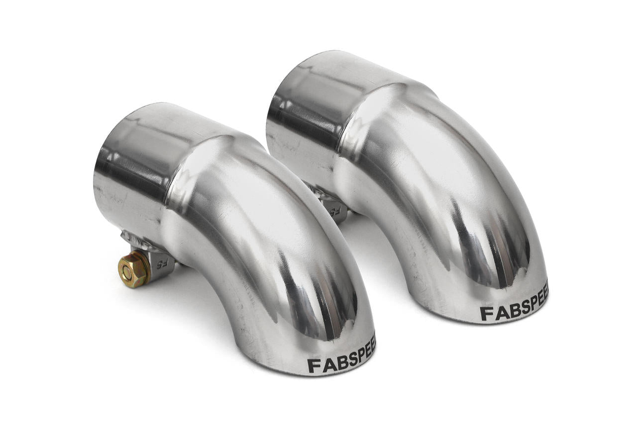 Fabspeed Porsche Competition Slip-On Turndown Tips 2.375" / 60.3 mm ID - Fabspeed Exhausts Only (FS.TDT.603)