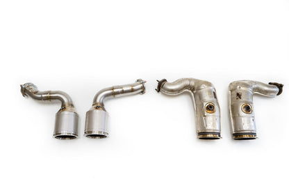 Fabspeed Porsche E3 Cayenne S 2.9L Turbo / Turbo S Primary Sport Catalytic Converters (FS.POR.E3S.SC)