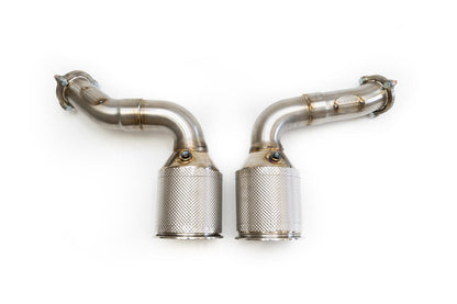 Fabspeed Porsche E3 Cayenne S 2.9L Turbo / Turbo S Primary Sport Catalytic Converters (FS.POR.E3S.SC)