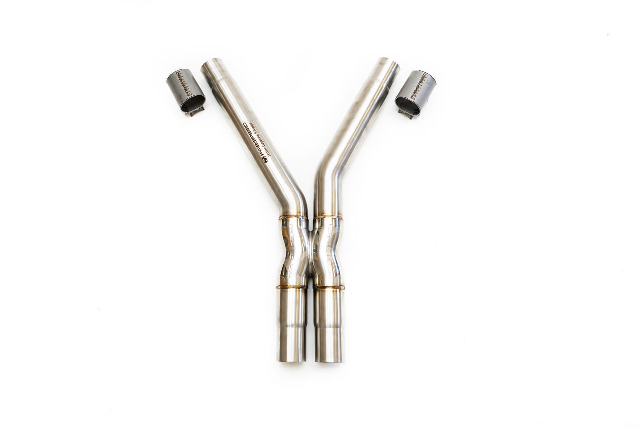 Fabspeed Porsche E3 Cayenne S 2.9L Turbo Valvetronic Exhaust System (FS.POR.E3S.VESX)