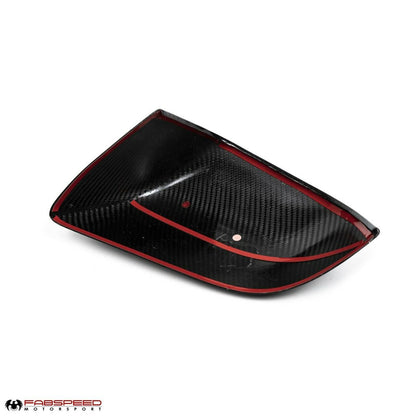 Fabspeed Tesla Model 3 & Y Carbon Mirror Covers (FS.TESLA.CFMC)