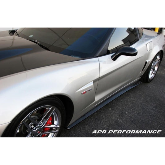 APR Chevrolet Corvette C6 Z06 Side Rocker Extensions/ Side Skirt 2006-2013 (Fits Z06 and Grand Sport)