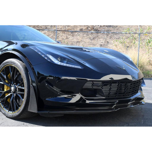 APR Chevrolet Corvette C7 Z06 Front Bumper Canards and Spats 2014-2019