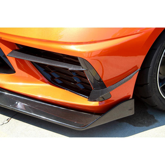APR Chevrolet Corvette C8 Front Bumper Canards 2020-Onwards