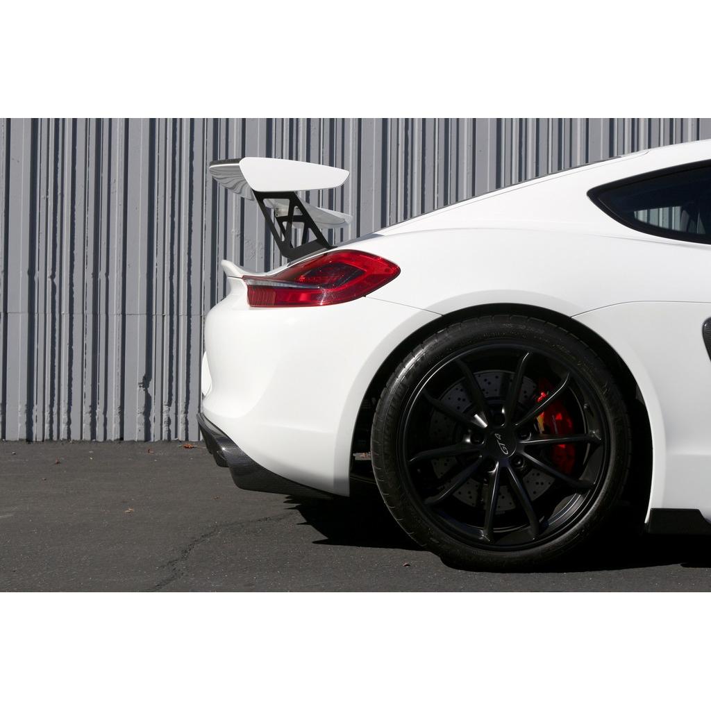 APR Porsche 981 Cayman GT4 Factory Wing Extension kit 2015-2016
