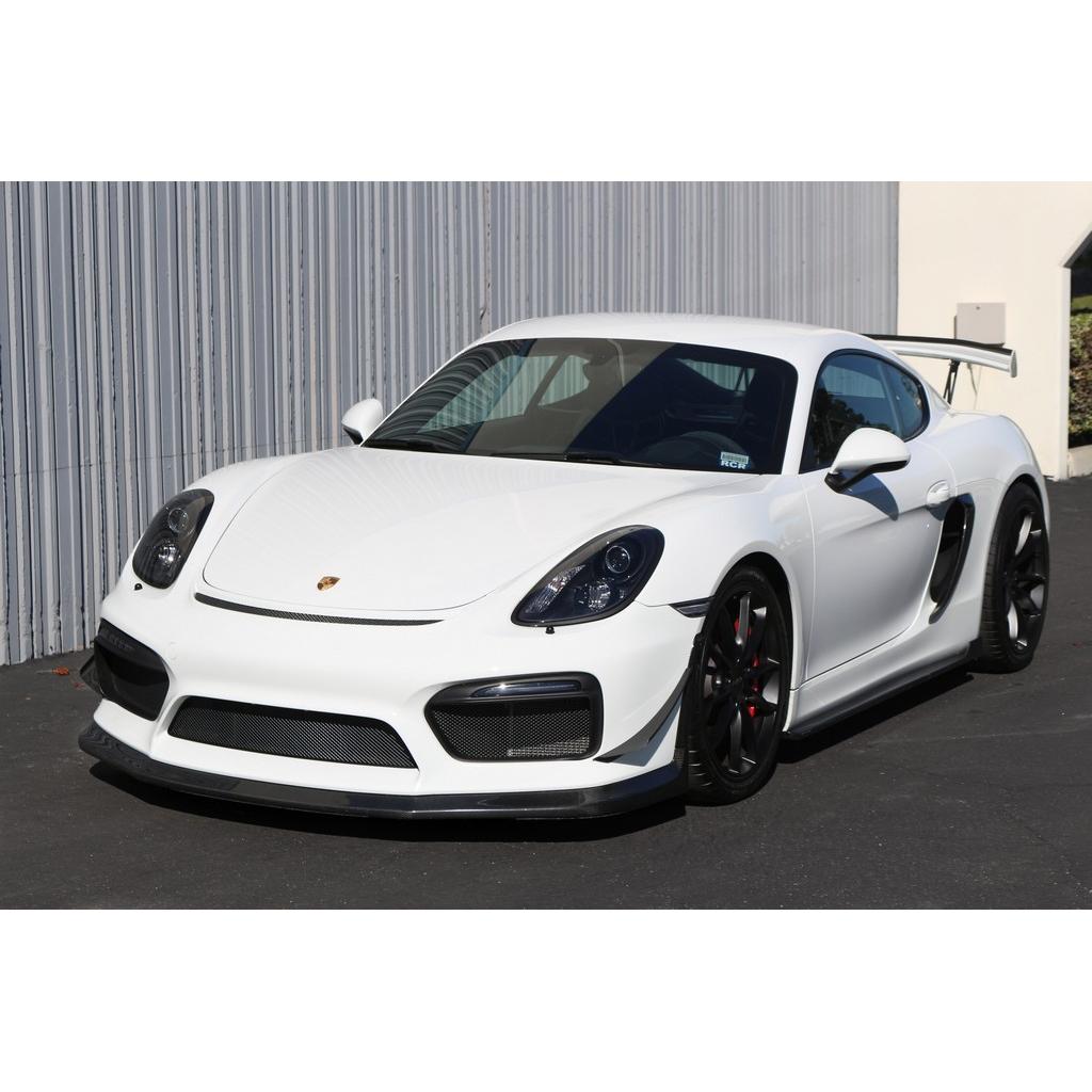 APR Porsche 981 Cayman GT4 Factory Wing Extension kit 2015-2016